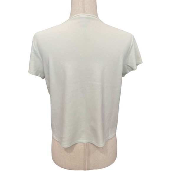 Eileen Fisher Mint Green Cotton T Shirt M - Picture 4 of 8